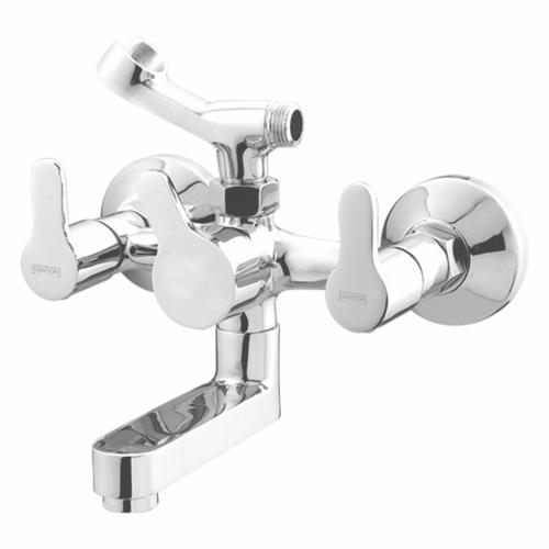 Wall Mixer Telephonic with Hand Arrangement only with Crutch Chrome